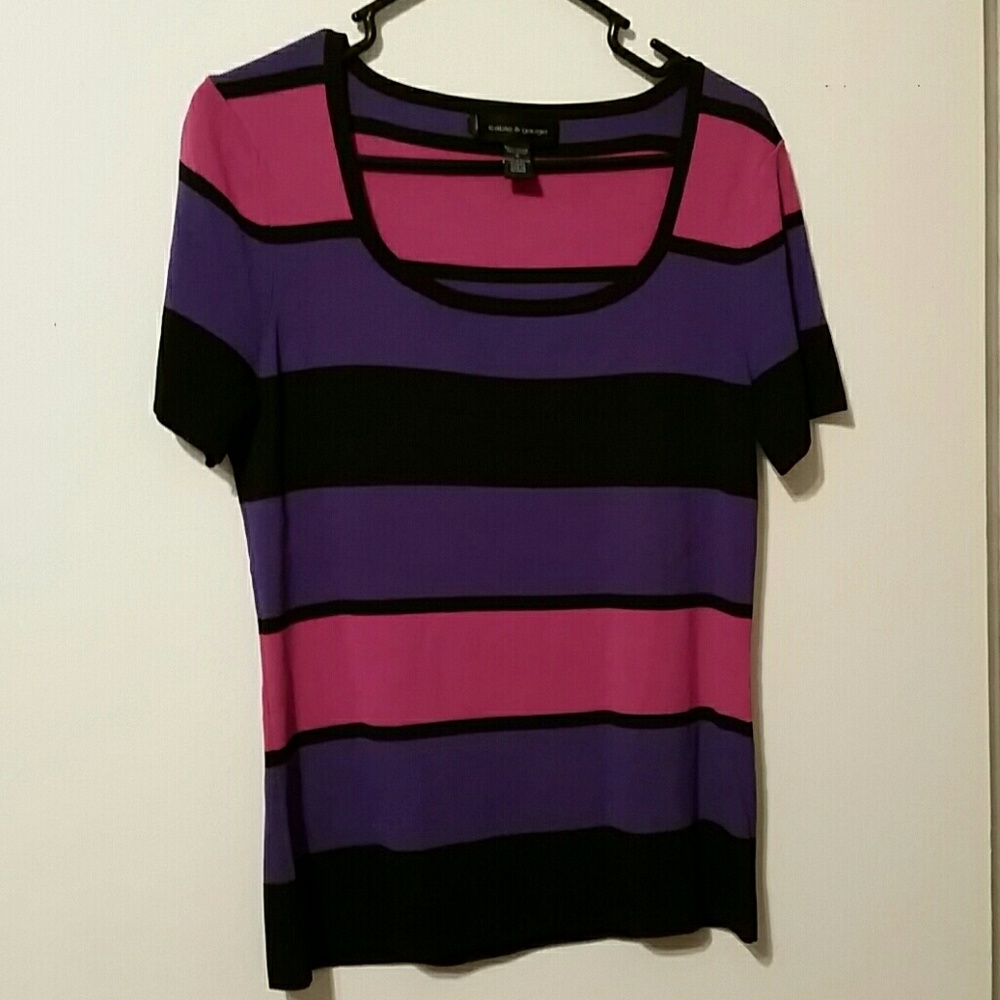 Super Cute horizontal striped shirt.